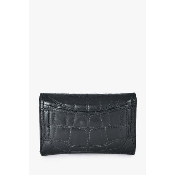 Pre-Loved™ Chanel 2006/08 Black Croc Stitched Reissue Wallet - Picture 3 of 3